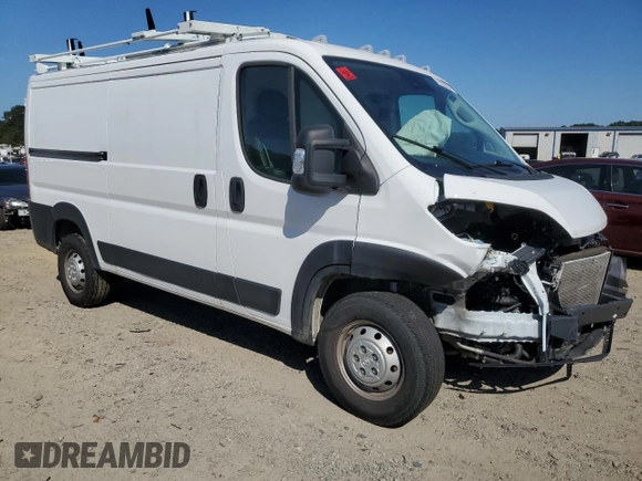 2023 Ram ProMaster Cargo with VIN 3C6LRVAG7PE583784, listed as a Copart auction lot 73926394 with 33,434 mi miles and Salvage Title. Bid and sale history available at DreamBid. Image 4.