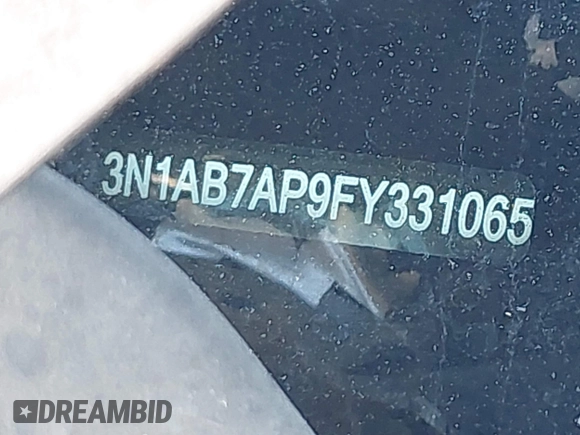 2015 Nissan Sentra SV with VIN 3N1AB7AP9FY331065, listed as a IAAI auction lot 41480313 with Not Provided miles and . Bid and sale history available at DreamBid. Image 9.