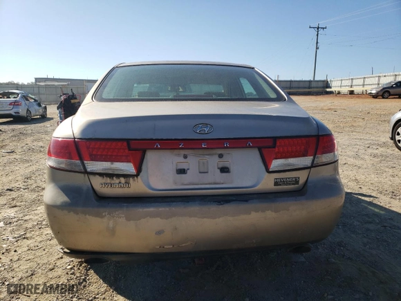 2006 Hyundai Azera SE with VIN KMHFC46F16A070299, listed as a Copart auction lot 77347844 with 161,000 mi miles and Salvage Title. Bid and sale history available at carsss.com. Image 6.