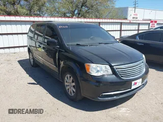 2013 Chrysler Town & Country Touring with VIN 2C4RC1BGXER216837, listed as a IAAI auction lot 41813424 with 216,395 mi miles and . Bid and sale history available at DreamBid. Image 1.