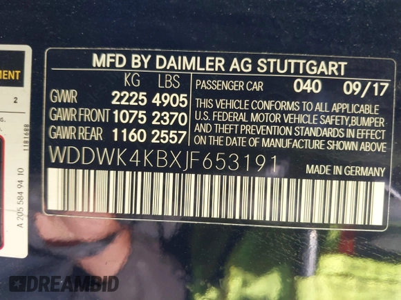 2018 Mercedes-Benz C 300 с VIN WDDWK4KBXJF653191, выставлен на аукционе IAAI как лот 40731846 с пробегом 77 176 миль миль и . История ставок и продаж доступна на DreamBid. Изображение 9.