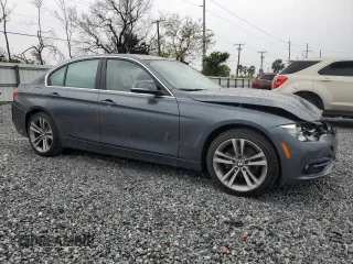 2017 BMW 3 Series 330i xDrive with VIN WBA8D9G54HNU58424, listed as a Copart auction lot 46300085 with 84,171 mi miles and Salvage Title. Bid and sale history available at carsss.com. Image 4.