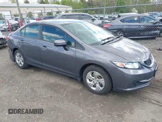 2015 Honda Civic LX with VIN 2HGFB2F55FH543983, listed as a IAAI auction lot 42044159 with 130,266 mi miles and . Bid and sale history available at DreamBid. Image 1.