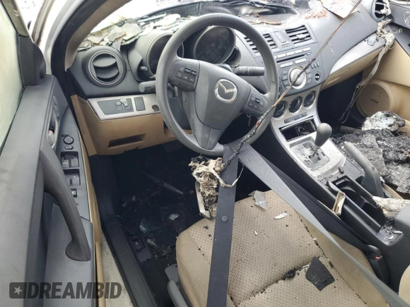 2010 Mazda 3 i Sport with VIN JM1BL1SF6A1102857, listed as a Copart auction lot 54330195 with Not Provided miles and Salvage Title. Bid and sale history available at DreamBid. Image 8.