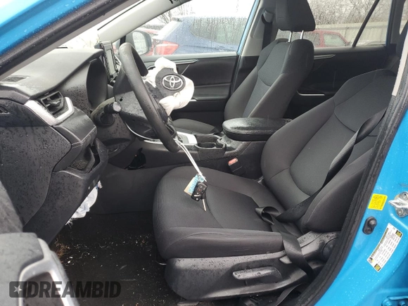 2019 Toyota RAV4 LE with VIN 2T3K1RFV6KW035136, listed as a Copart auction lot 47100395 with 88,568 mi miles and Salvage Title. Bid and sale history available at carsss.com. Image 7.