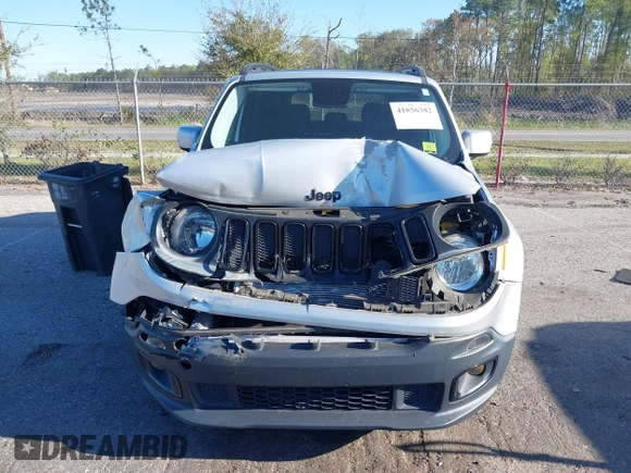2017 Jeep Renegade Latitude with VIN ZACCJABB9HPE65123, listed as a IAAI auction lot 41856382 with 73,678 mi miles. Bid and sale history available at carsss.com. Image 11.