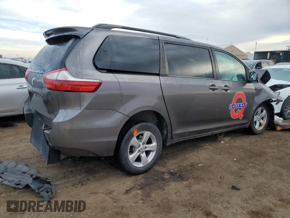 2015 Toyota Sienna LE AAS with VIN 5TDKK3DC7FS600755, listed as a Copart auction lot 45329985 with 228,301 mi miles and Salvage Title. Bid and sale history available at carsss.com. Image 3.