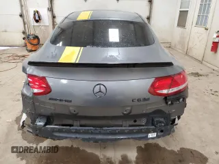 2017 Mercedes-Benz C 63 S AMG with VIN WDDWJ8HB2HF435306, listed as a Copart auction lot 82565744 with 46,587 mi miles and Salvage Title. Bid and sale history available at carsss.com. Image 6.