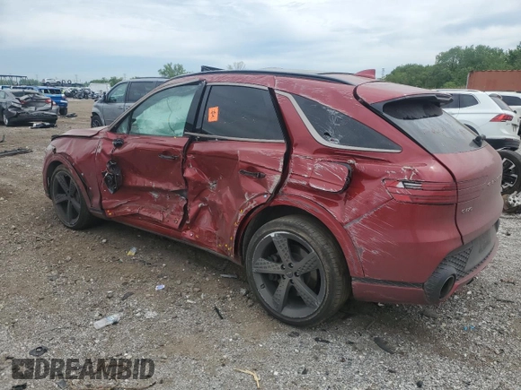 2023 Genesis GV70 2.5T z VIN KMUMADTB2PU097611, wystawiony jako Copart lot #58552285 z przebiegiem Nie podano mil oraz Szkoda całkowita • Salvage title. Historia ofert i sprzedaży dostępna na DreamBid. Obrazek 2.
