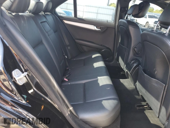 2011 Mercedes-Benz C with VIN WDDGF5EB1BR133861, listed as a Copart auction lot 53059035 with 81,218 mi miles and Salvage Title. Bid and sale history available at carsss.com. Image 10.