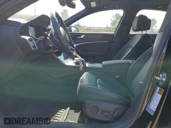 2021 Audi A6 Premium Plus with VIN WAUE8AF2XMN034062, listed as a Copart auction lot 47009385 with 8,674 mi miles and Salvage Title. Bid and sale history available at carsss.com. Image 7.