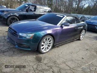 2013 Audi A5 Premium Plus with VIN WAULFAFH7DN006219, listed as a Copart auction lot 49179095 with 134,360 mi miles and Salvage Title. Bid and sale history available at carsss.com. Image 1.