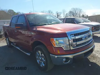 2014 Ford F-150 XL with VIN 1FTFW1CF2EKD08667, listed as a IAAI auction lot 41705412 with 129,817 mi miles. Bid and sale history available at carsss.com. Image 1.