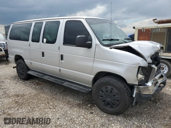 2011 Ford Econoline Passenger XL with VIN 1FBNE3BL8BDA53030, listed as a Copart auction lot 69919024 with 196,386 mi miles and Salvage Title. Bid and sale history available at DreamBid. Image 4.