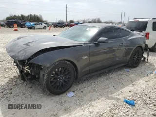 2020 Ford Mustang GT with VIN 1FA6P8CF8L5175789, listed as a Copart auction lot 48051655 with 32,270 mi miles and Salvage Title. Bid and sale history available at DreamBid. Image 1.