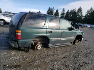 2001 Chevrolet Tahoe LS with VIN 1GNEK13TX1J293579, listed as a Copart auction lot 46943835 with 291,811 mi miles and Salvage Title. Bid and sale history available at carsss.com. Image 3.