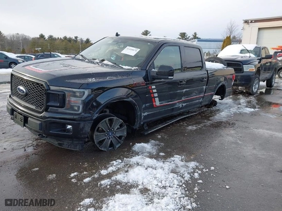 2018 Ford F-150 XL with VIN 1FTFW1EG7JFC83189, listed as a IAAI auction lot 41410074 with 44,420 mi miles. Bid and sale history available at carsss.com. Image 2.
