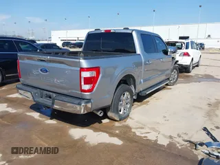 2023 Ford F-150 XL with VIN 1FTEW1C56PKD59319, listed as a IAAI auction lot 41539842 with 39,854 mi miles. Bid and sale history available at carsss.com. Image 4.
