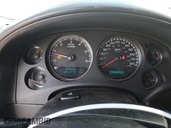 2007 GMC Yukon XL SLT with VIN 1GKFC16047J260991, listed as a Copart auction lot 43289595 with 201,627 mi miles and Salvage Title. Bid and sale history available at carsss.com. Image 9.