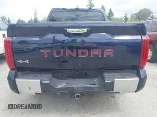 2023 Toyota Tundra Limited Hybrid with VIN 5TFJC5DB1PX033725, listed as a IAAI auction lot 42729682 with 15,767 mi miles and . Bid and sale history available at DreamBid. Image 6.