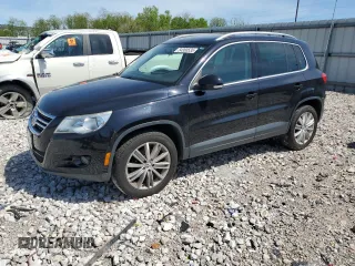 2011 Volkswagen Tiguan SEL w/Premium Navi z VIN WVGAV7AX6BW511380, wystawiony jako Copart lot #54360535 z przebiegiem 113 808 mil mil oraz Szkoda całkowita • Salvage title. Historia ofert i sprzedaży dostępna na DreamBid. Obrazek 1.