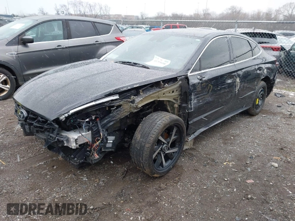 2021 Hyundai Sonata SEL Plus with VIN 5NPEJ4J20MH112672, listed as a IAAI auction lot 41255698 with 49,667 mi miles and . Bid and sale history available at DreamBid. Image 18.