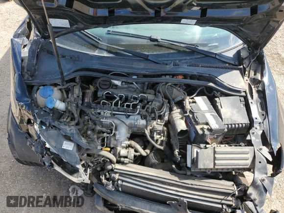 2014 Volkswagen Jetta TDI w/Sunroof & Nav with VIN 3VWPL7AJ0EM602906, listed as a Copart auction lot 57613585 with 81,597 mi miles and Salvage title. Bid and sale history available at DreamBid. Image 12.