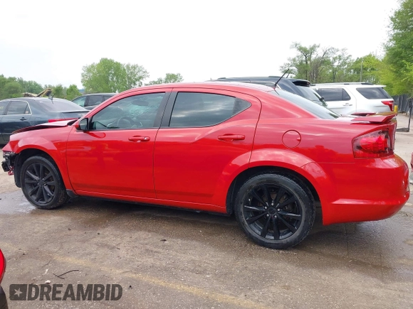 2013 Dodge Avenger SXT with VIN 1C3CDZCB6DN620092, listed as a IAAI auction lot 42119548 with 69,028 mi miles and . Bid and sale history available at DreamBid. Image 15.