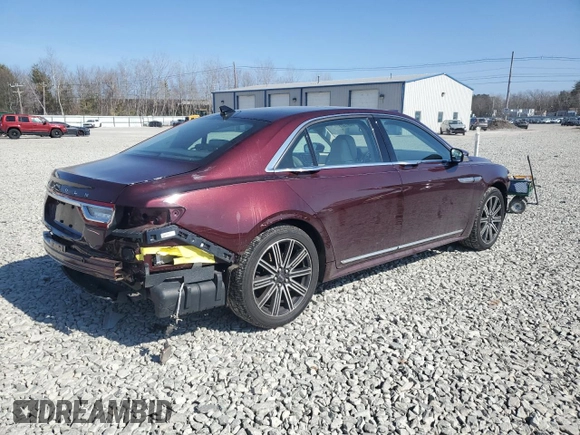 2019 Lincoln Continental Reserve z VIN 1LN6L9NP1K5613158, wystawiony jako Copart lot #48757115 z przebiegiem 102 379 mil mil oraz Szkoda całkowita • Salvage title. Historia ofert i sprzedaży dostępna na DreamBid. Obrazek 3.