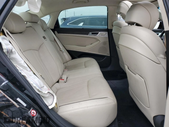 2018 Genesis G80 Ultimate with VIN KMHGN4JF7JU216279, listed as a Copart auction lot 42200505 with 52,514 mi miles and Salvage Title. Bid and sale history available at DreamBid. Image 11.