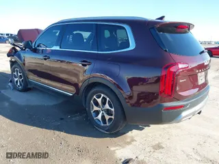 2022 Kia Telluride EX with VIN 5XYP34HC8NG265696, listed as a IAAI auction lot 41143063 with 1 mi miles. Bid and sale history available at carsss.com. Image 3.