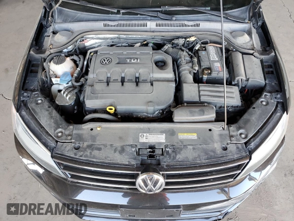 2015 Volkswagen Jetta Sedan 2.0L TDI SEL with VIN 3VWLA7AJ3FM307448, listed as a Copart auction lot 83636714 with 77,407 mi miles and Salvage Title. Bid and sale history available at carsss.com. Image 11.
