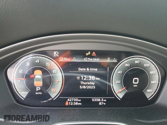 2022 Audi Q5 Sportback S line Premium Plus with VIN WA15AAFY2N2049972, listed as a Copart auction lot 56050245 with 42,730 mi miles and Salvage title. Bid and sale history available at DreamBid. Image 9.