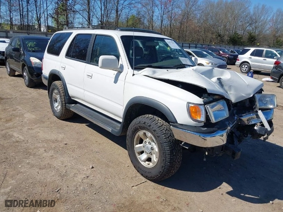 1999 Toyota 4Runner SR5 with VIN JT3HN86R5X0207829, listed as a IAAI auction lot 41875252 with 279,789 mi miles. Bid and sale history available at carsss.com. Image 1.