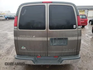 2002 Chevrolet Express with VIN 1GBFG15R221233379, listed as a Copart auction lot 80427284 with 131,000 mi miles and Salvage Title. Bid and sale history available at carsss.com. Image 6.