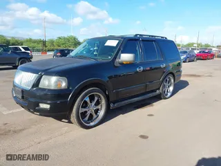 2005 Ford Expedition Eddie Bauer with VIN 1FMPU17505LA25797, listed as a IAAI auction lot 41860548 with 130,044 mi miles. Bid and sale history available at carsss.com. Image 2.