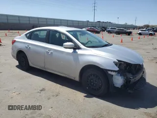 2019 Nissan Sentra S with VIN 3N1AB7APXKY348614, listed as a Copart auction lot 61329885 with 81,789 mi miles and Salvage title. Bid and sale history available at DreamBid. Image 4.