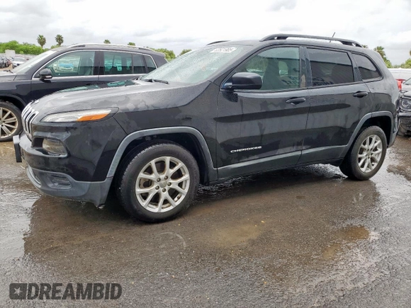2017 Jeep Cherokee Sport with VIN 1C4PJLAB2HW640765, listed as a Copart auction lot 63521905 with 83,754 mi miles and Clean title. Bid and sale history available at DreamBid. Image 1.