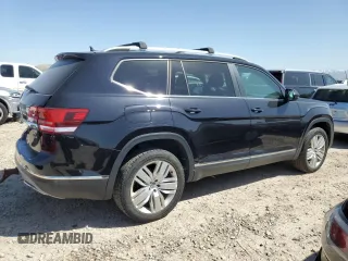 2019 Volkswagen Atlas SEL with VIN 1V2MR2CA1KC558169, listed as a Copart auction lot 53839925 with 95,852 mi miles and Salvage title. Bid and sale history available at DreamBid. Image 3.
