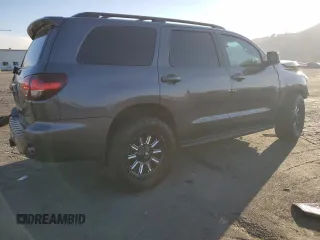2021 Toyota Sequoia TRD Sport with VIN 5TDCY5B19MS184074, listed as a Copart auction lot 41535935 with 104,810 mi miles and Salvage Title. Bid and sale history available at carsss.com. Image 3.