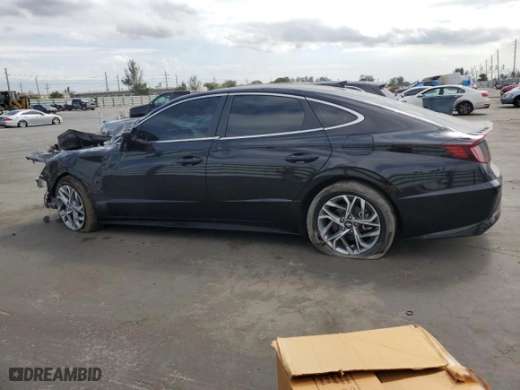 2023 Hyundai Sonata SEL with VIN KMHL64JA4PA320755, listed as a Copart auction lot 45473275 with 0 mi miles and Non Repairable. Bid and sale history available at carsss.com. Image 2.
