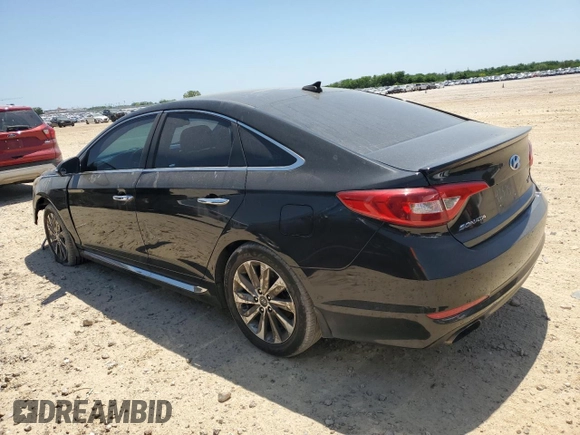 2017 Hyundai Sonata Sport with VIN 5NPE34AF2HH580647, listed as a Copart auction lot 52168185 with 149,613 mi miles and Salvage Title. Bid and sale history available at DreamBid. Image 2.