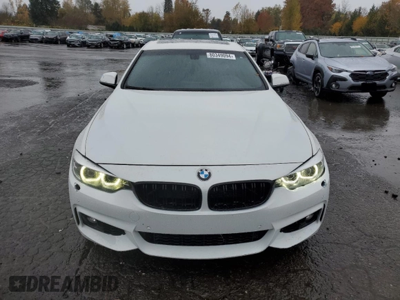 2018 BMW 4 Series 440i with VIN WBA4J5C50JBF07358, listed as a Copart auction lot 80349094 with 98,407 mi miles and Salvage Title. Bid and sale history available at DreamBid. Image 5.