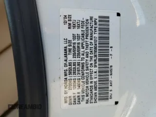 2005 Honda Odyssey EX-L with VIN 5FNRL38785B041017, listed as a Copart auction lot 52191965 with 211,949 mi miles and Salvage Title. Bid and sale history available at carsss.com. Image 14.
