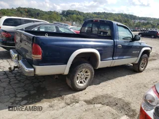 2001 Dodge Dakota with VIN 1B7GG26X21S116431, listed as a Copart auction lot 74329054 with 144,055 mi miles and Salvage Title. Bid and sale history available at carsss.com. Image 3.