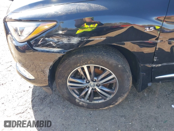 2018 Infiniti QX60 with VIN 5N1DL0MM1JC532827, listed as a IAAI auction lot 41853843 with 144,527 mi miles. Bid and sale history available at carsss.com. Image 6.
