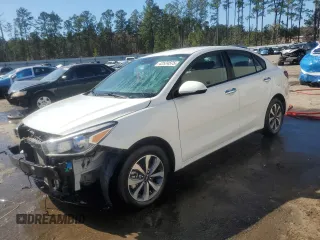 2022 Kia Rio LX with VIN 3KPA24AD5NE432475, listed as a Copart auction lot 42524575 with 18,593 mi miles and Salvage Title. Bid and sale history available at DreamBid. Image 1.