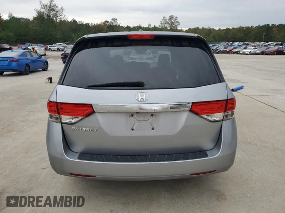 2016 Honda Odyssey EX-L with VIN 5FNRL5H66GB136181, listed as a Copart auction lot 81350074 with 103,175 mi miles and Salvage Title. Bid and sale history available at DreamBid. Image 6.
