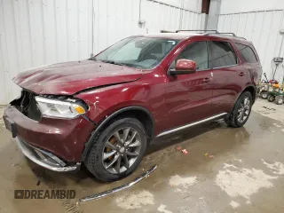 2017 Dodge Durango SXT with VIN 1C4RDJAG7HC799590, listed as a Copart auction lot 82331664 with 131,606 mi miles and Clean Title. Bid and sale history available at DreamBid. Image 1.
