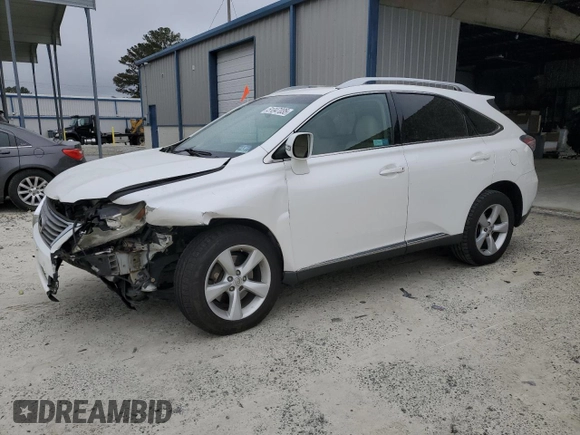 2014 Lexus RX 350 with VIN 2T2BK1BA8EC231803, listed as a Copart auction lot 51047035 with 123,722 mi miles and Salvage Title. Bid and sale history available at DreamBid. Image 1.